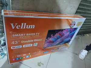 Vellum Smart Base 43 inches TV 2026 Double Glass