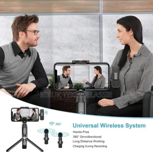 For iPhone Lightning Dual Mic Microphone