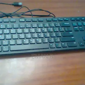 Basics Matte Black Wired Keyboard