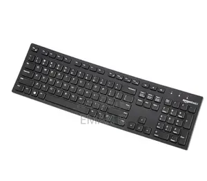Basics Matte Black Wired Keyboard