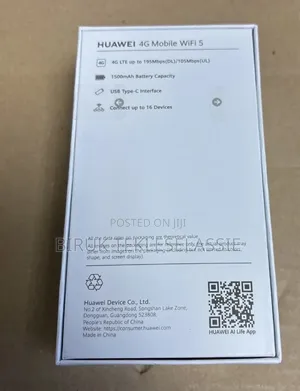 HUAWEI E5586-326 Mobile 4G Wi-Fi Up to 16 Devices 195Mbps White