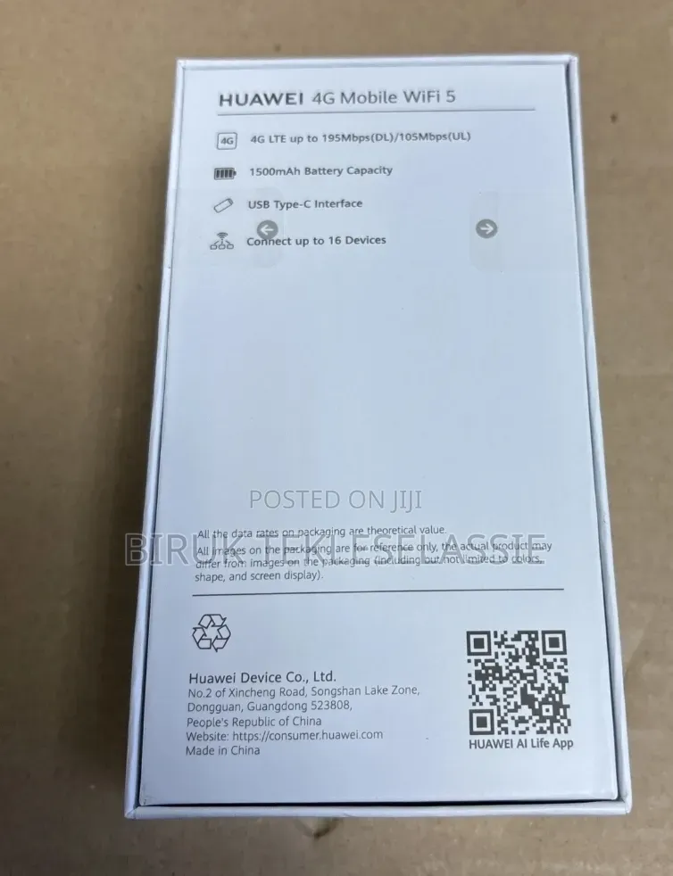 HUAWEI E5586-326 Mobile 4G Wi-Fi Up to 16 Devices 195Mbps White