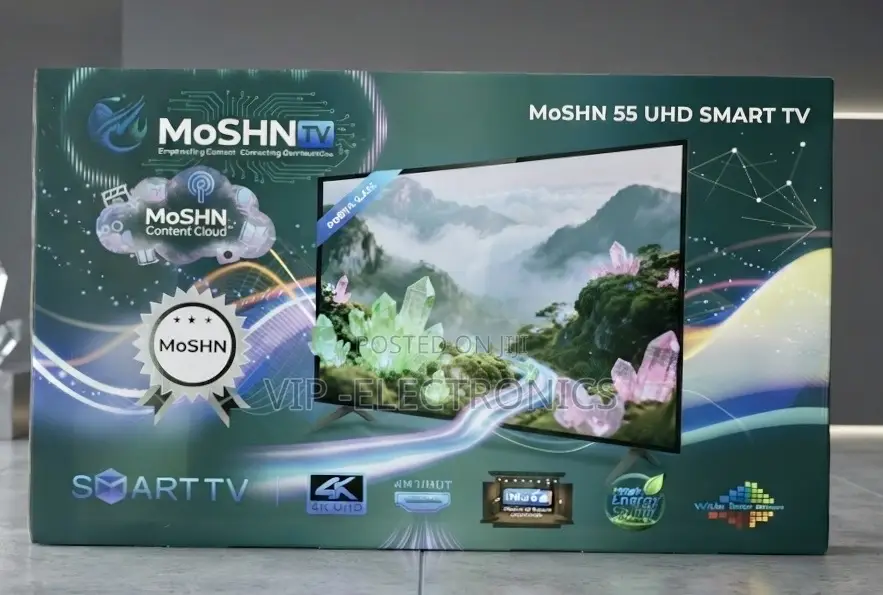 MoSHN 55 Inch TV UHD Smart TV – Ultra HD LED, Smart Features