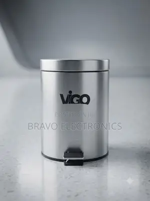 Dust Bin Trash Box Stainless Steel 5L