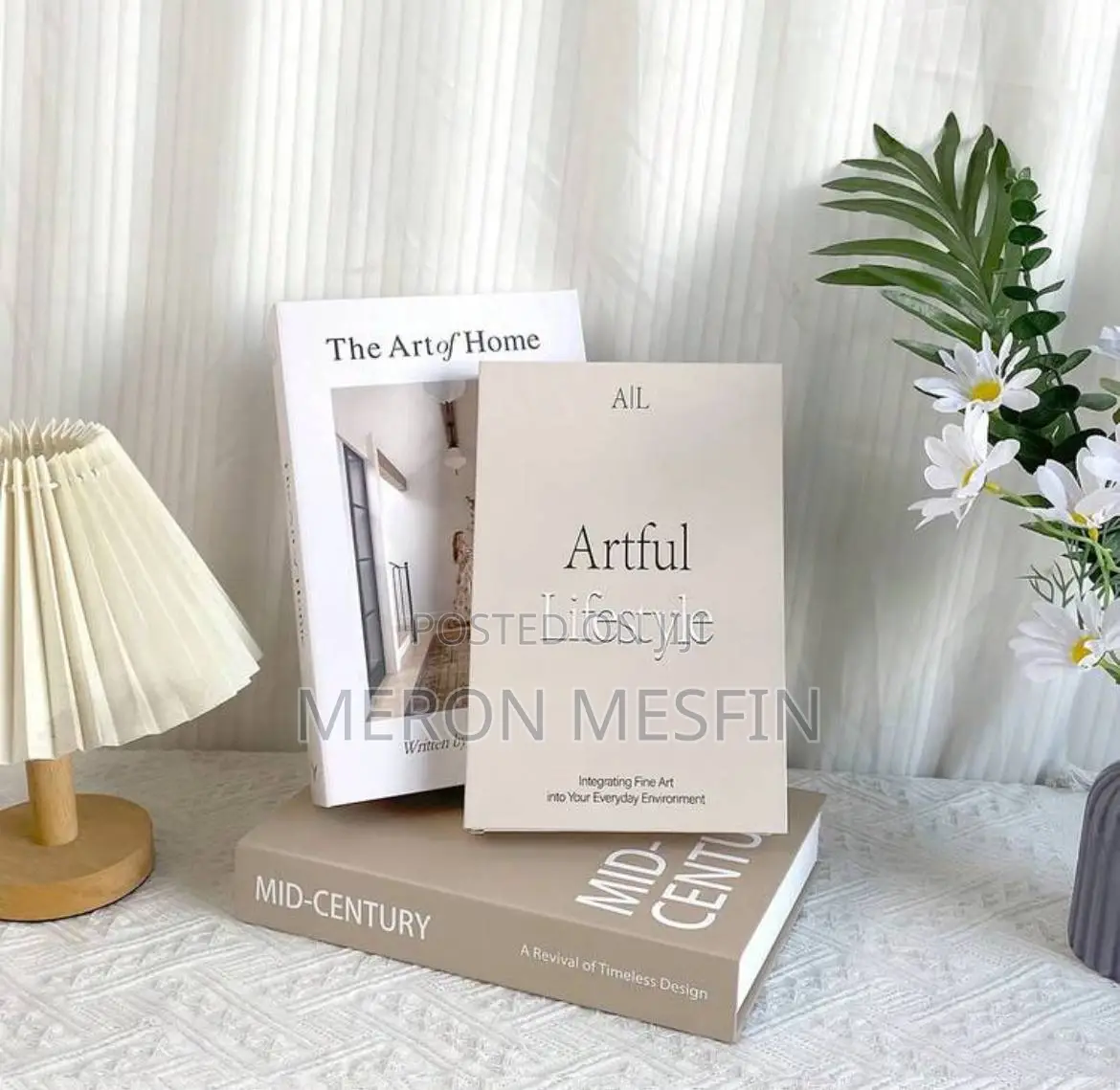 3-Piece Modern Decorative Faux Book Set