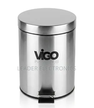 Vigo Stainless Steel Waste Bin 5 Liter – Stylish, Durable Hygienic