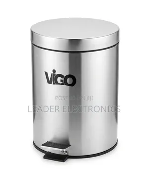 Vigo Stainless Steel Waste Bin 5 Liter – Stylish, Durable Hygienic