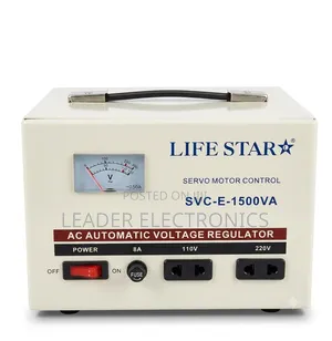 Lifestar Servo Motor Control Stabilizer 1500VA – Reliable Voltage