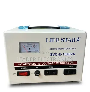 Lifestar Servo Motor Control Stabilizer 1500VA – Reliable Voltage