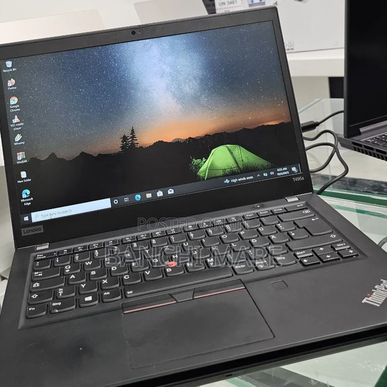 New Laptop Lenovo ThinkPad t495s 16GB AMD Ryzen 7 SSD 256GB