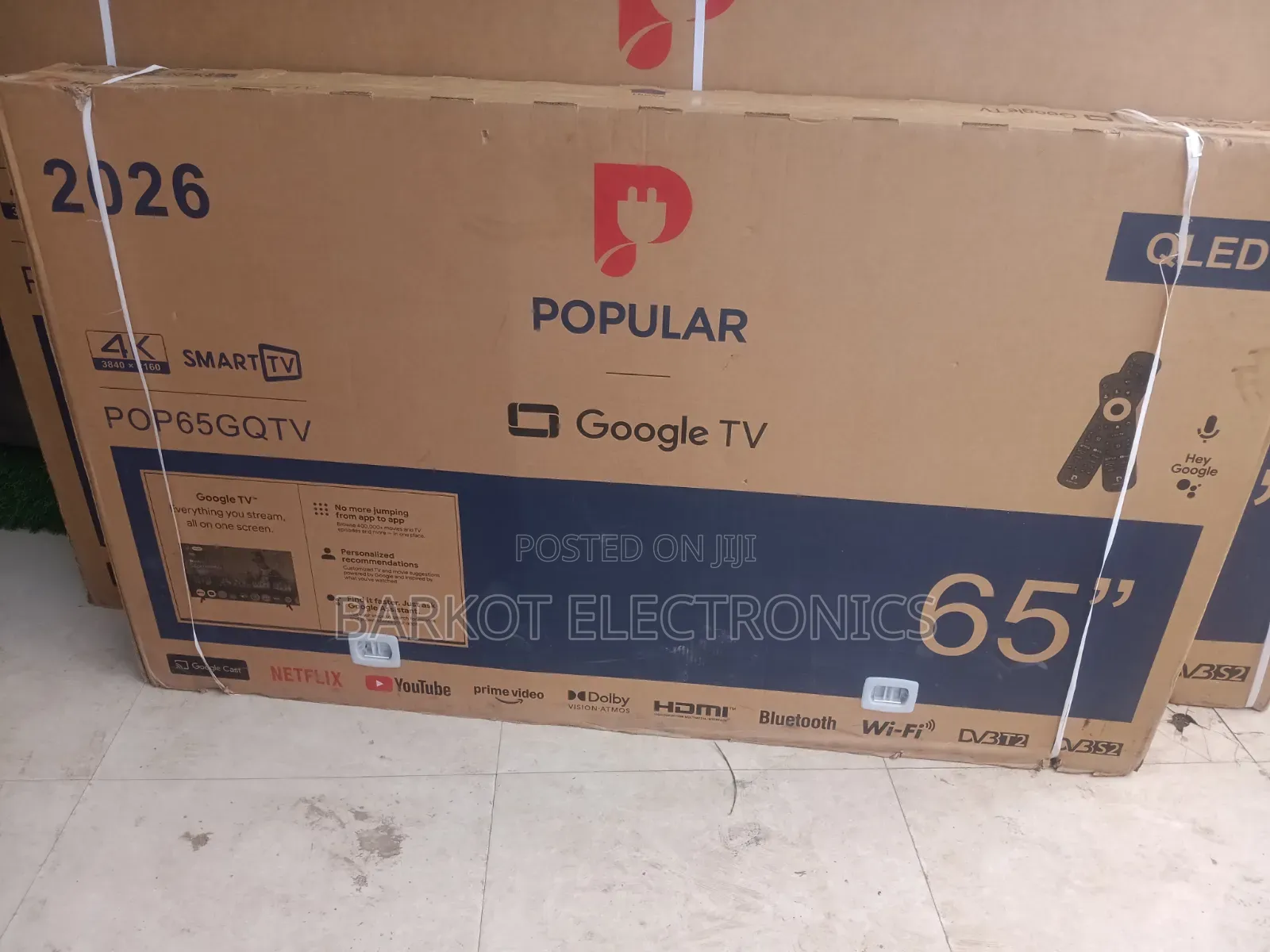 Popular Smart 85 Inch Googel TV Gq TV Andraid Framless