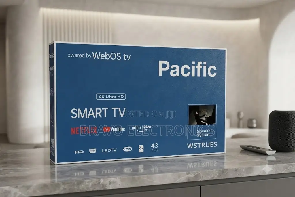 Pacific 43” Double Screen TV – New Generation Smart Entertainment