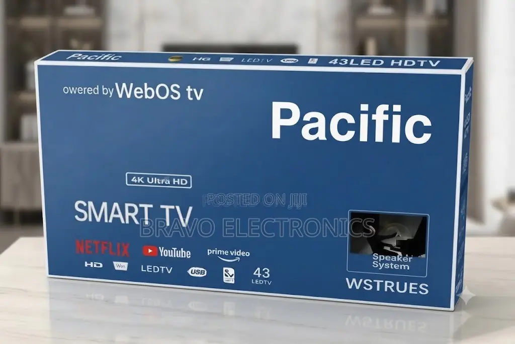 Pacific 43” Double Screen TV – New Generation Smart Entertainment