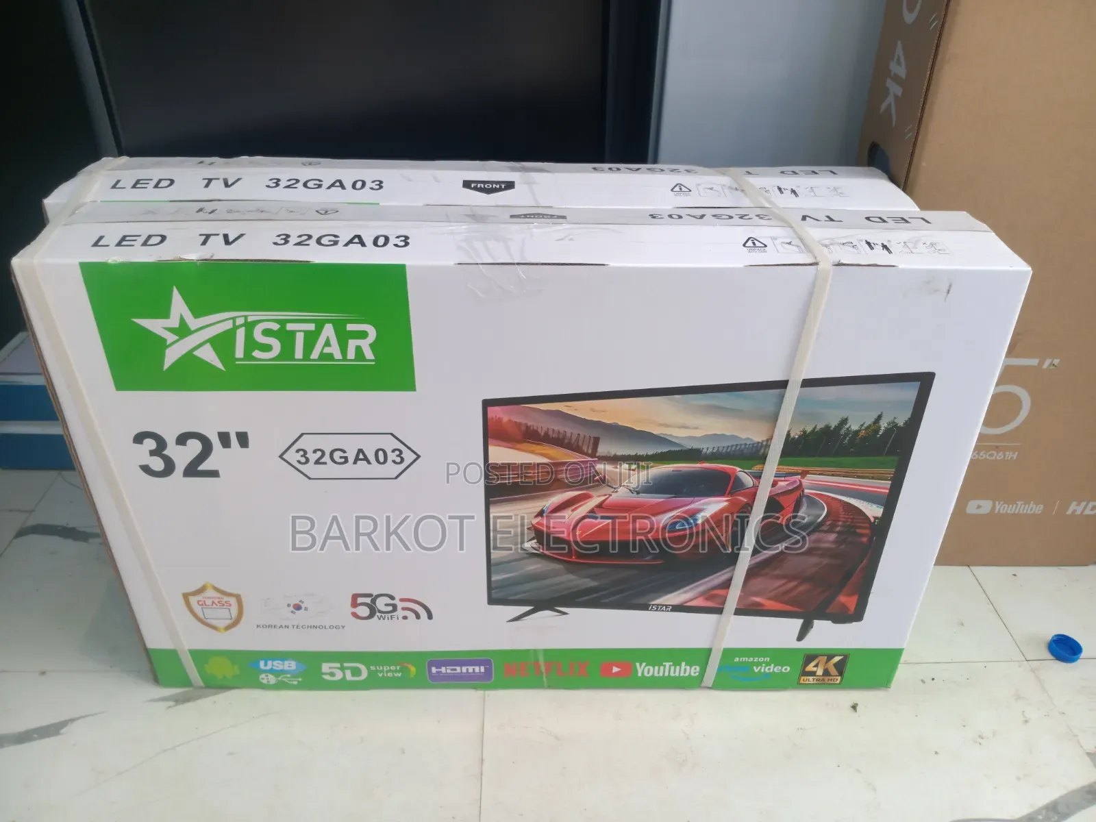Istar Smart Led TV 32 Inch Andraid Doubl Quality 2026 Hifi Speaker