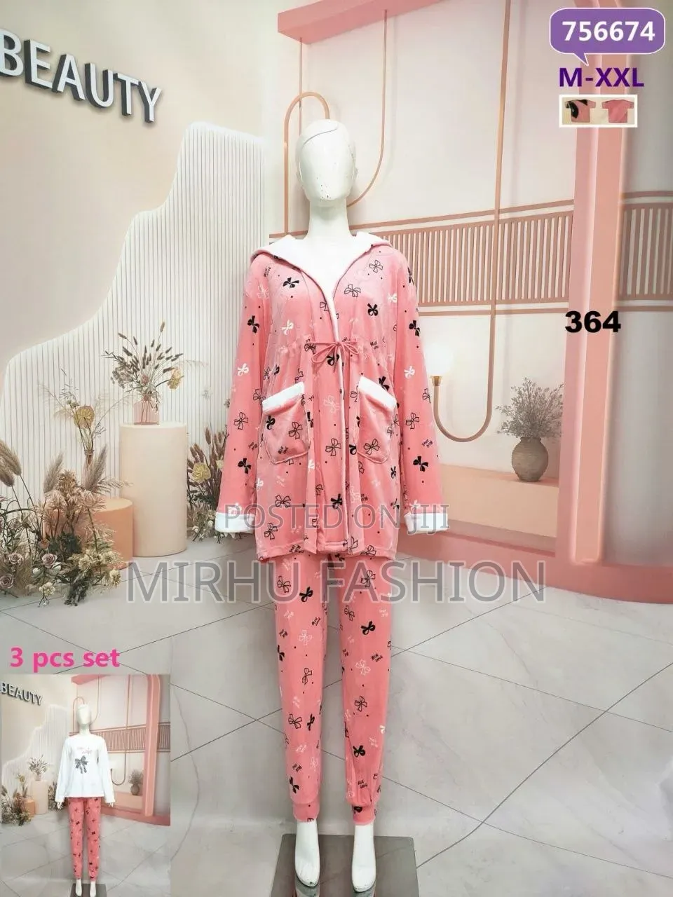 Women's Pyjamas 3 Pieces