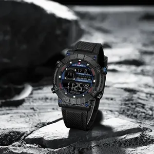 NAVIFORCE Dominant Multifunctional Silicone Strap Sport Digital Watch
