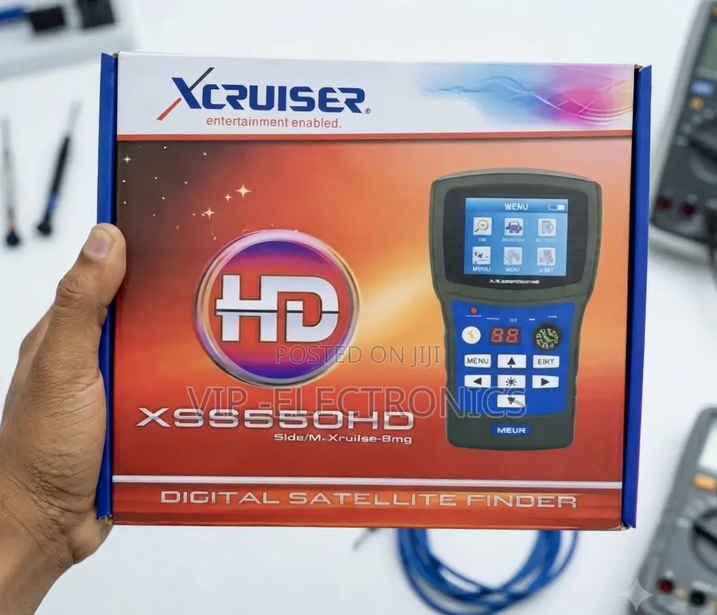 XCRUISER Digital Satellite Finder Meter – HD Signal Meter