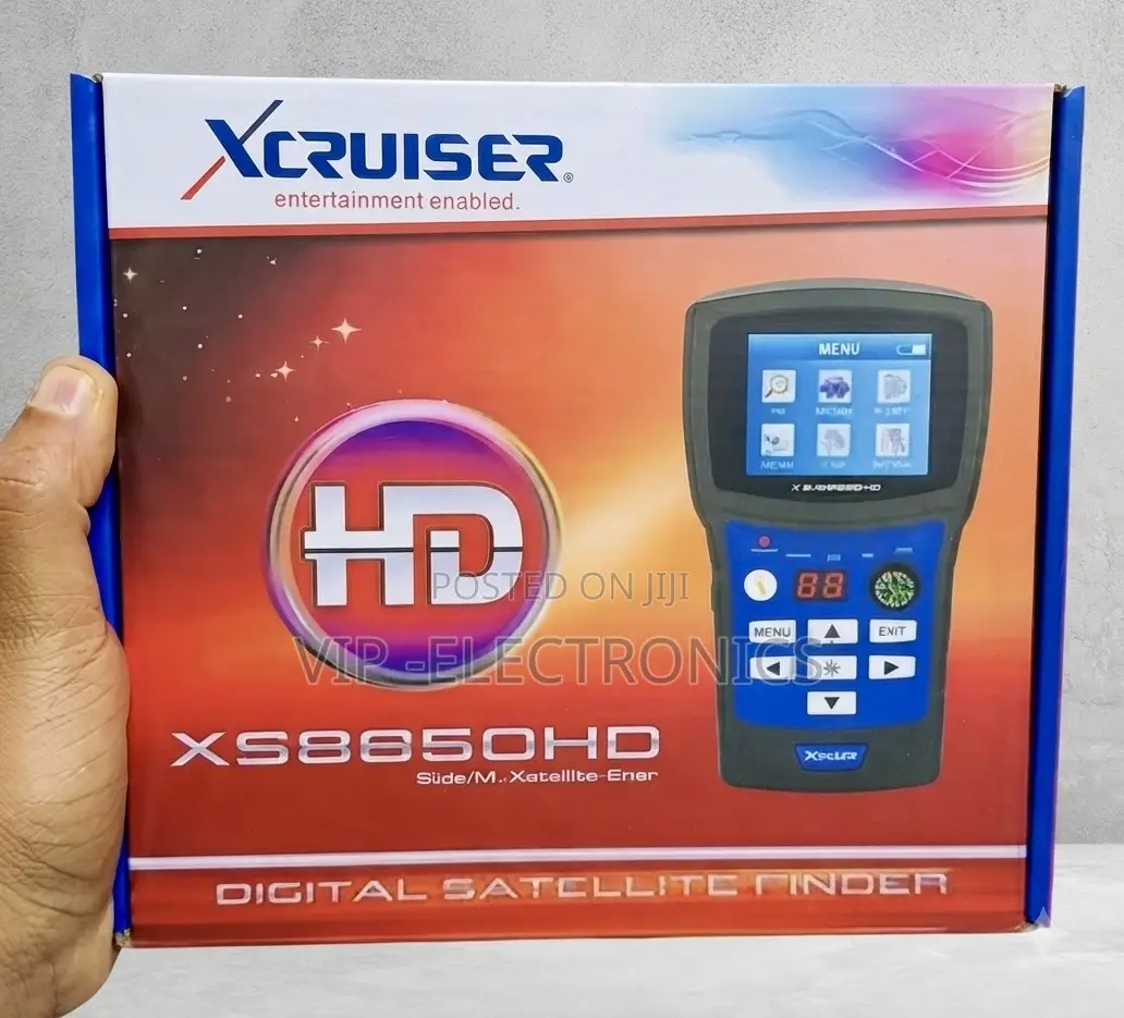 XCRUISER Digital Satellite Finder Meter – HD Signal Meter