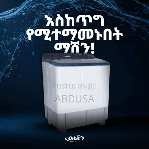 የማይዝግ ፣ ውሃ ቆጣቢ እና ለማንኛውም ቤት  የሚሆነው የኦርቢት ማንዋል ላውንደሪ ማሽን 