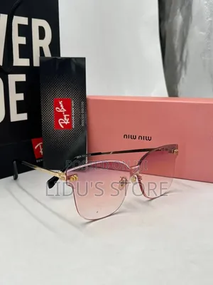 Unisex Luxury Rimless Sunglasses – UV400 Protection