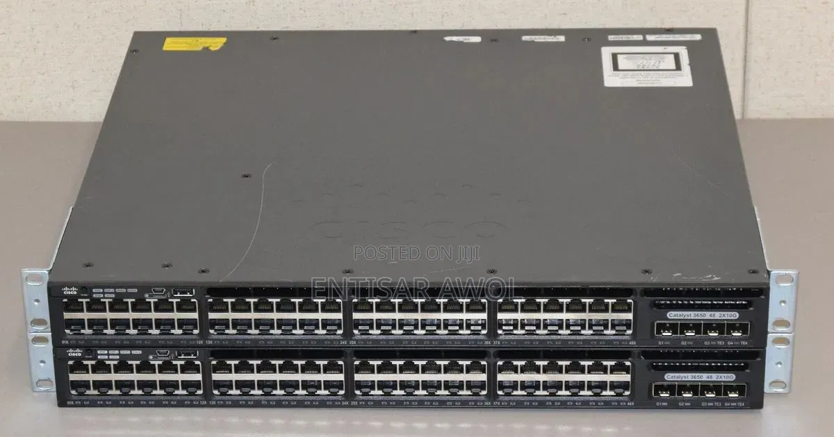 Cisco Catalyst WS-C3650-48TD-L 48P 10G Layer 3 Managed Network Switch