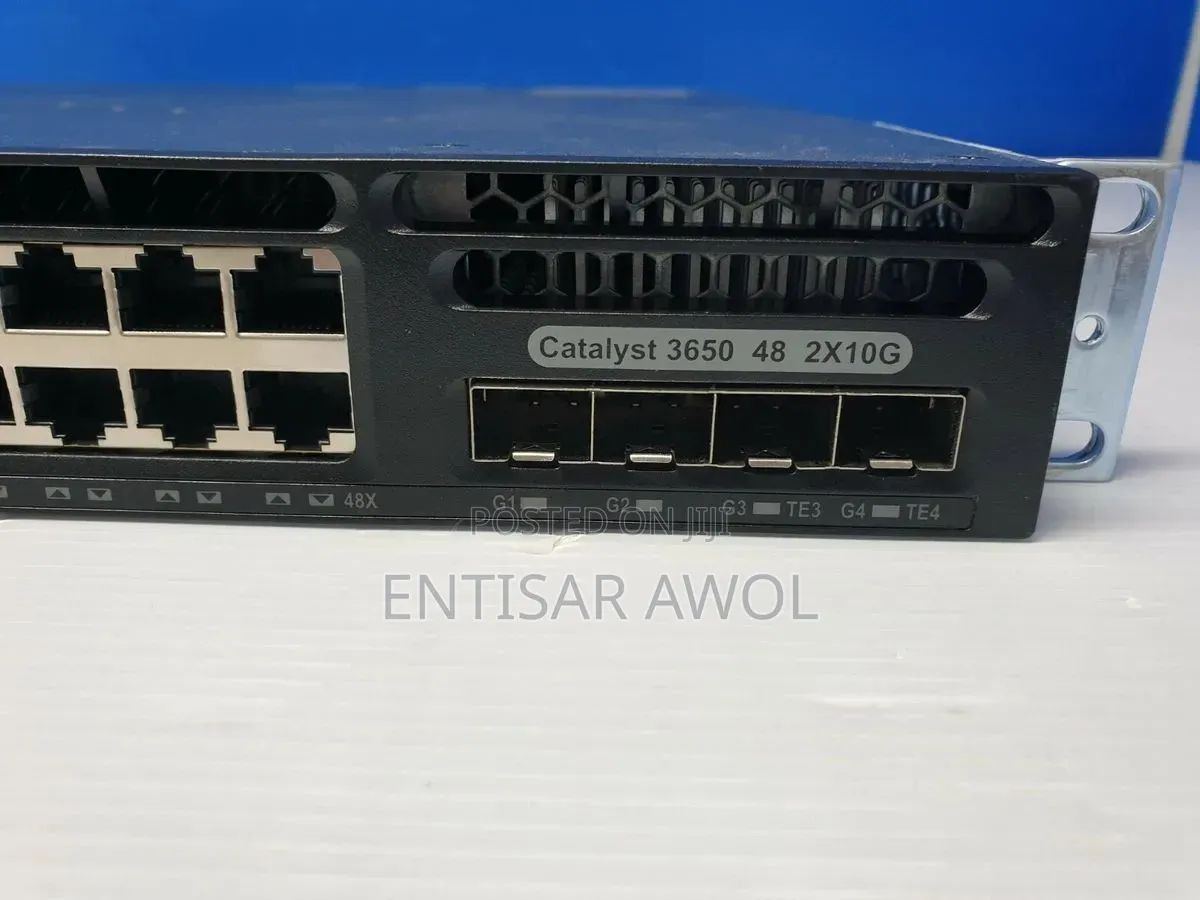 Cisco Catalyst WS-C3650-48TD-L 48P 10G Layer 3 Managed Network Switch