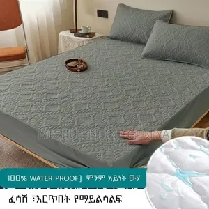Original Water Proof ውሃ የማያስገባ Bed Cover/ Free Delivery
