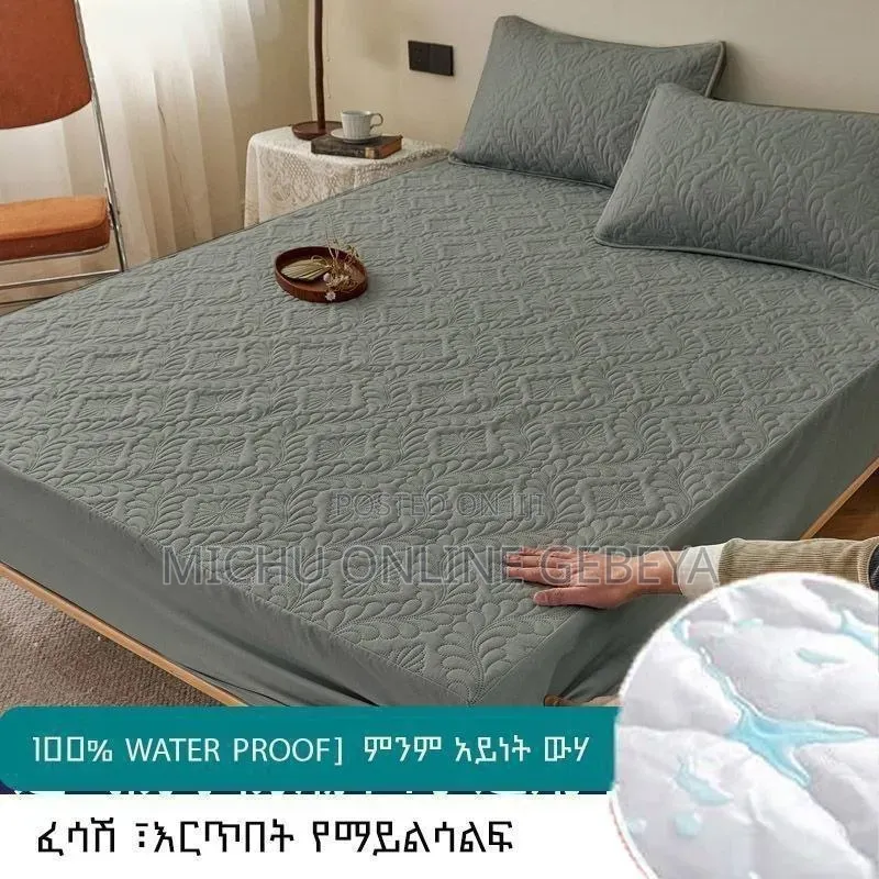 Original Water Proof ውሃ የማያስገባ Bed Cover/ Free Delivery