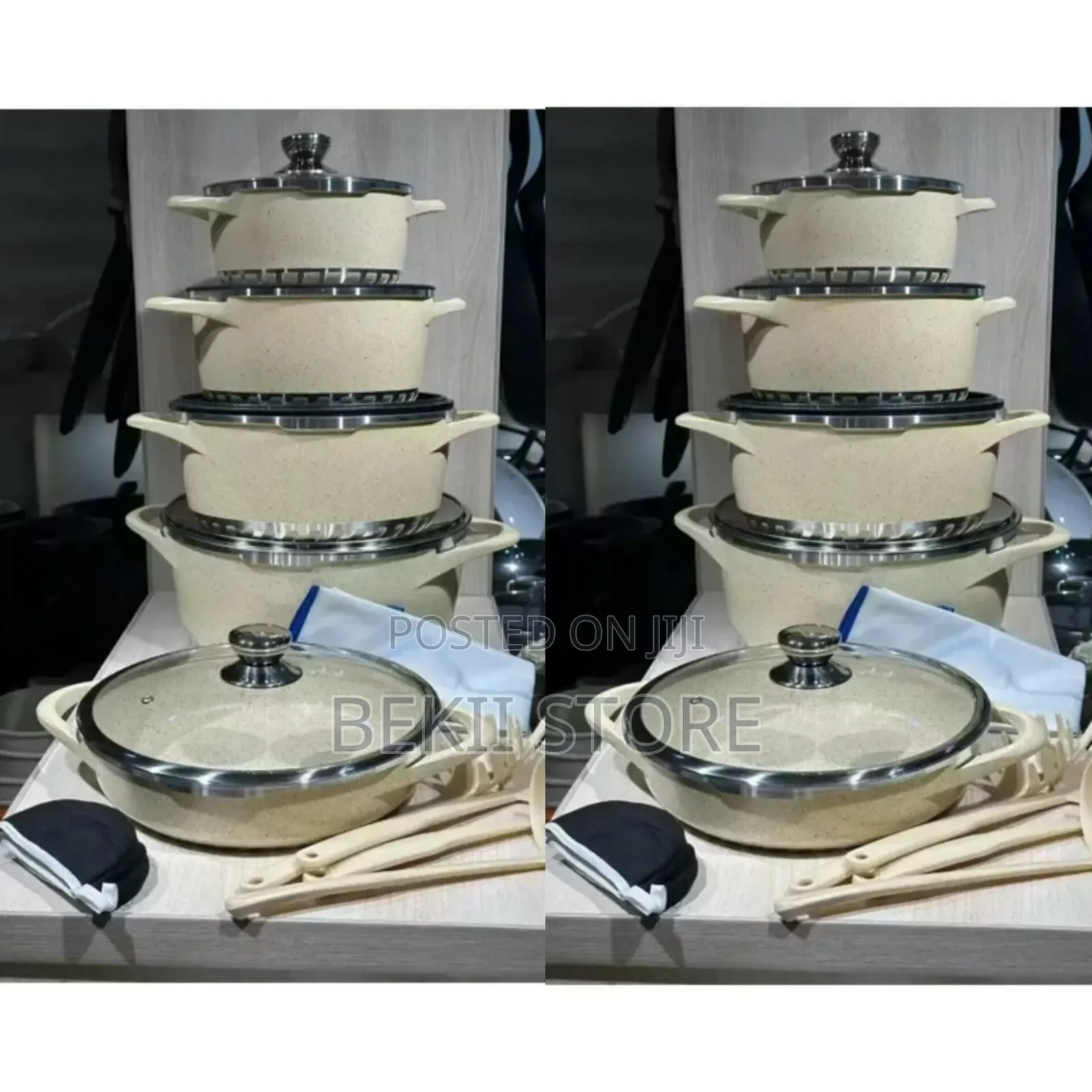 Telford Granite Coated Cookware Set የእንግሊዝ ምርት