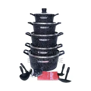 Telford Granite Coated Cookware Set የእንግሊዝ ምርት