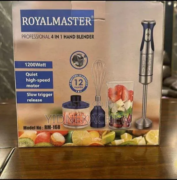 Royalmaster Proffesional Hand Blender 4 in 1