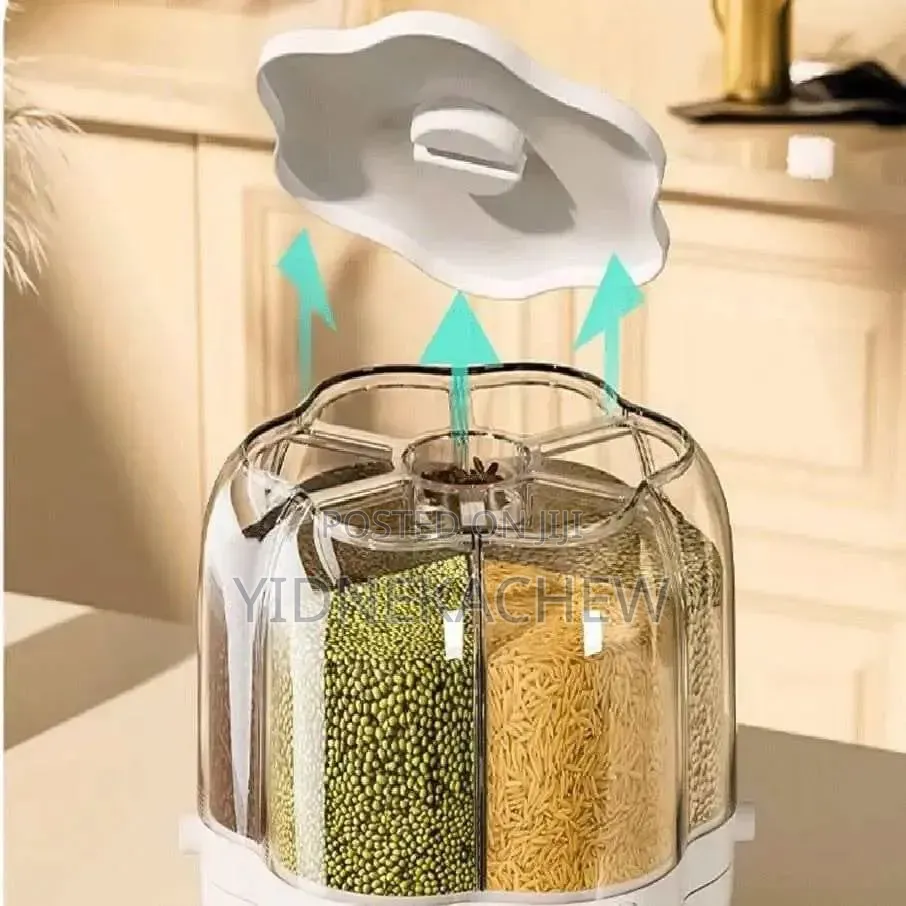 Rotating Grain Storage Dispenser