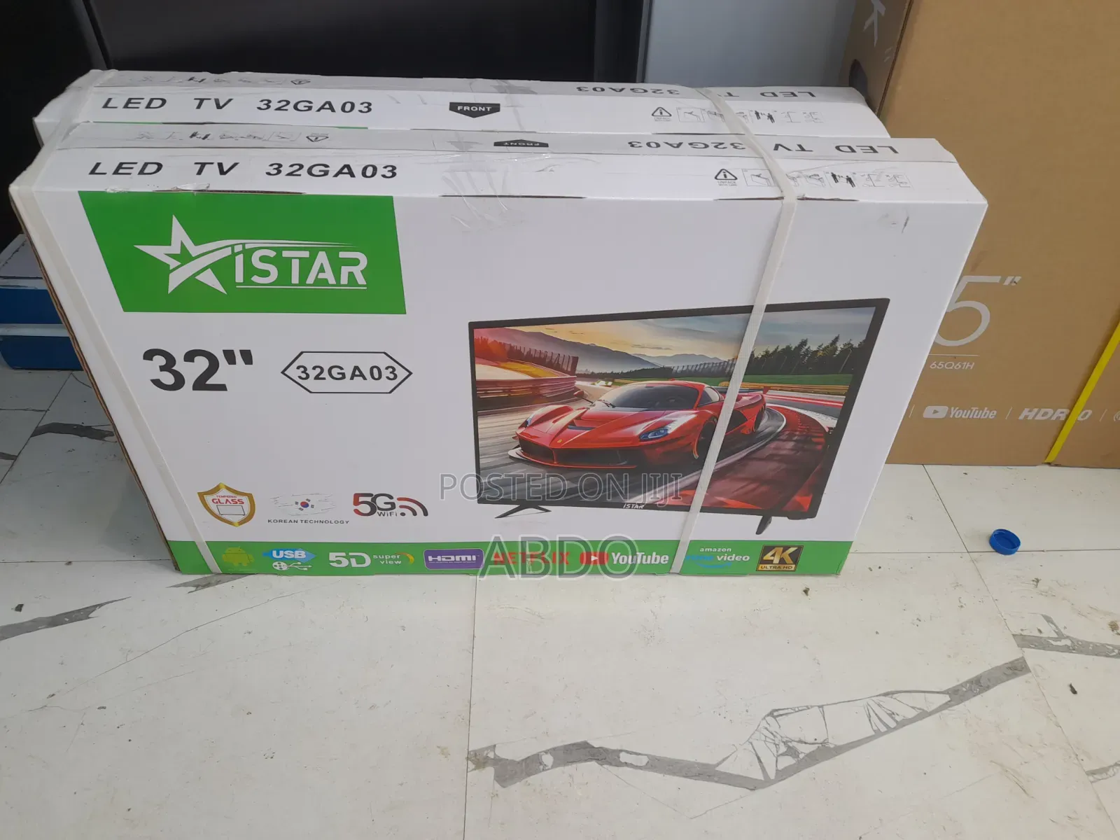 Istar Smart Led TV 32 Inch Andraid Doubel Gelass 2026