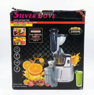 Silver Love Juice Extractor – Sd60e Enjoy Fresh, Healthy