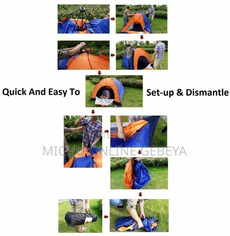 4 Persons Travel Tent የጉዞ ድንኳን/ Free Delivery