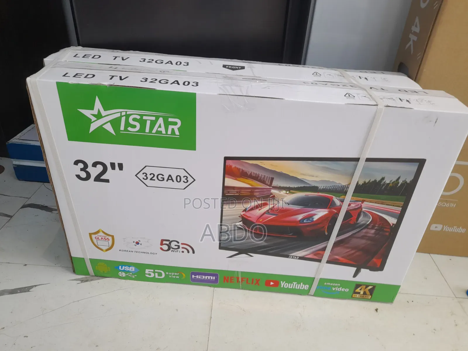 Istar Smart Led TV 32 Inch Andraid Doubel Gelass 2026
