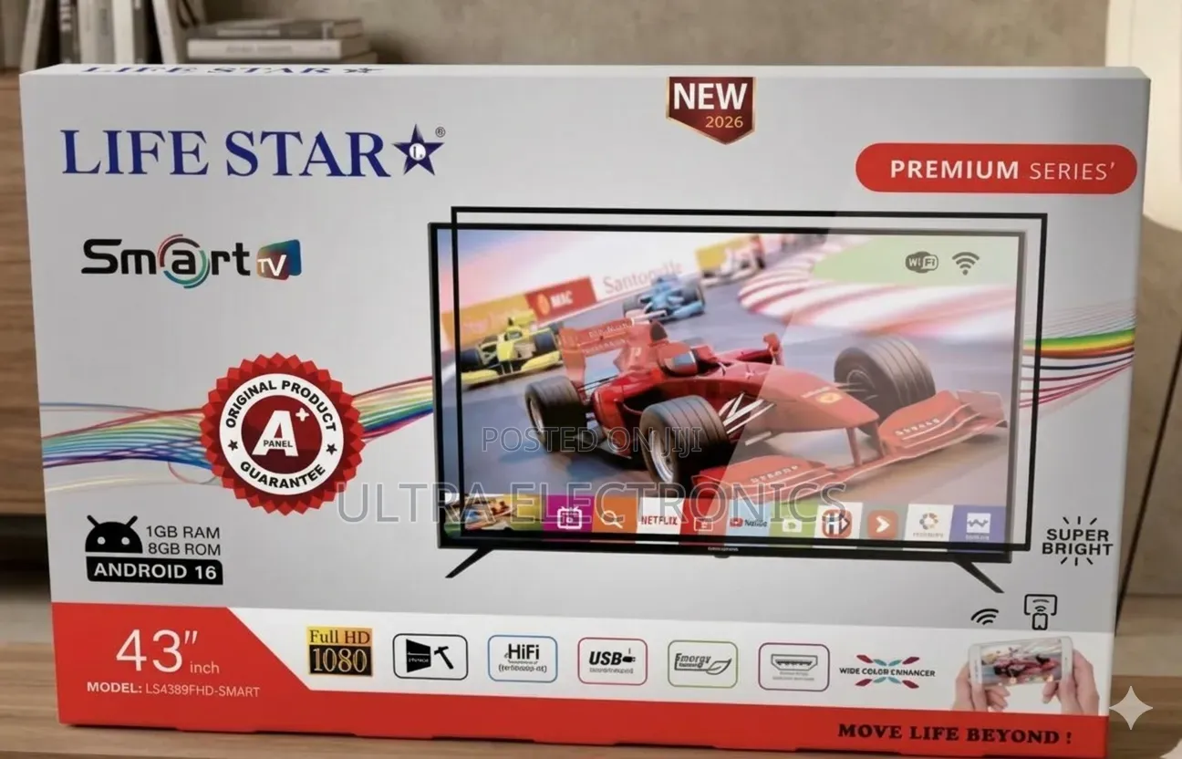 Life Star 43-Inch Smart TV – Big Screen, Big Entertainment!