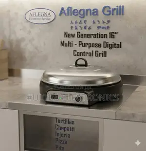 Aflegna 16-Inch Multi-Purpose Digital Grill – Grilling Made Easy!