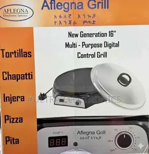 Aflegna 16-Inch Multi-Purpose Digital Grill – Grilling Made Easy!
