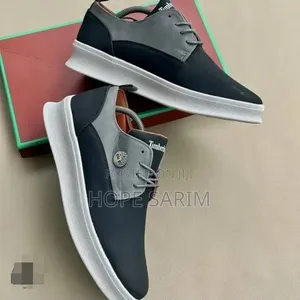 Timberland Two-Tone Leather Sneakers: