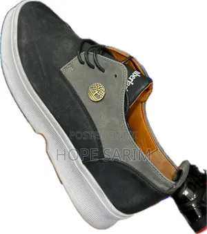 Timberland Two-Tone Leather Sneakers: