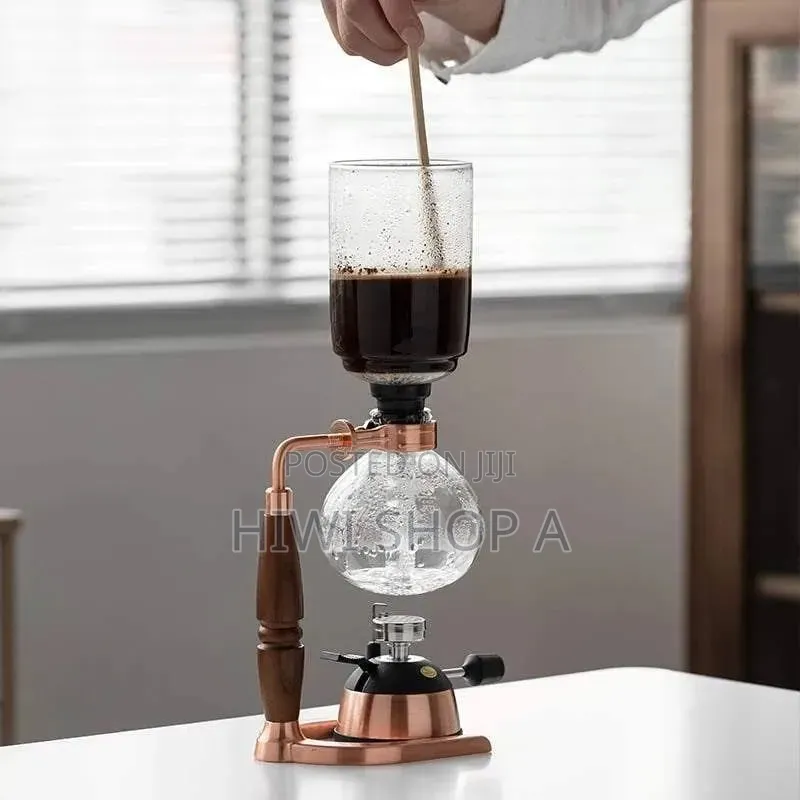 Big Size ቡናን ከነ ኦሪጅናል ጣዕሙ ለማጣጣም የሚረዳ Siphon Coffee Maker/Free Delivery
