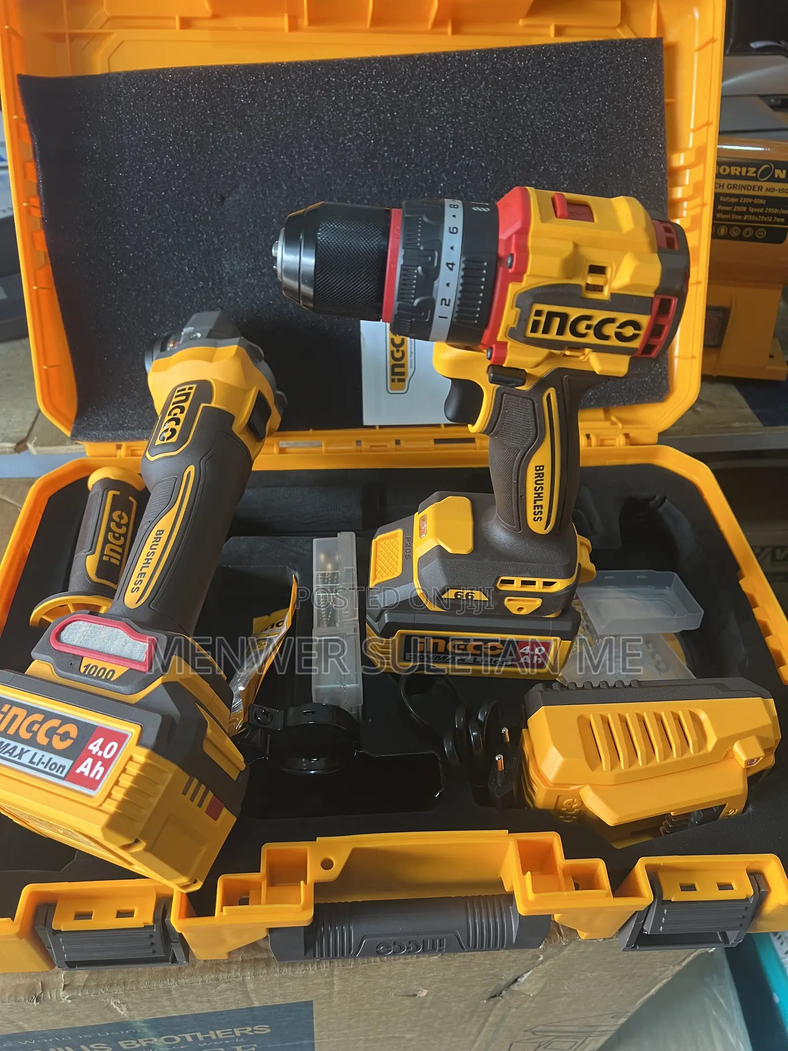 Incco Chargebel 66nm Drill and Chargebel Grinder