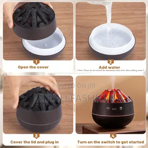 Viewmoi Simulated Carbon Fire Humidifier