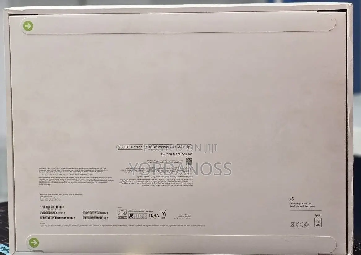 New Laptop Apple MacBook Air 2025 M4 16GB Apple M5 SSD 256GB
