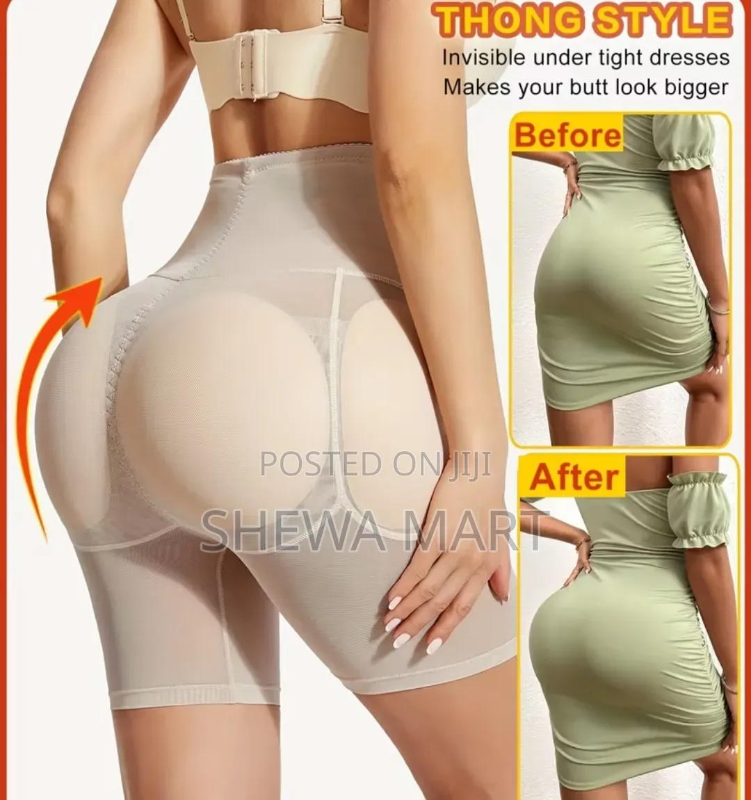Fake Buttock Thin Butt Lifter Women'S Shapewear Padded Short Panties