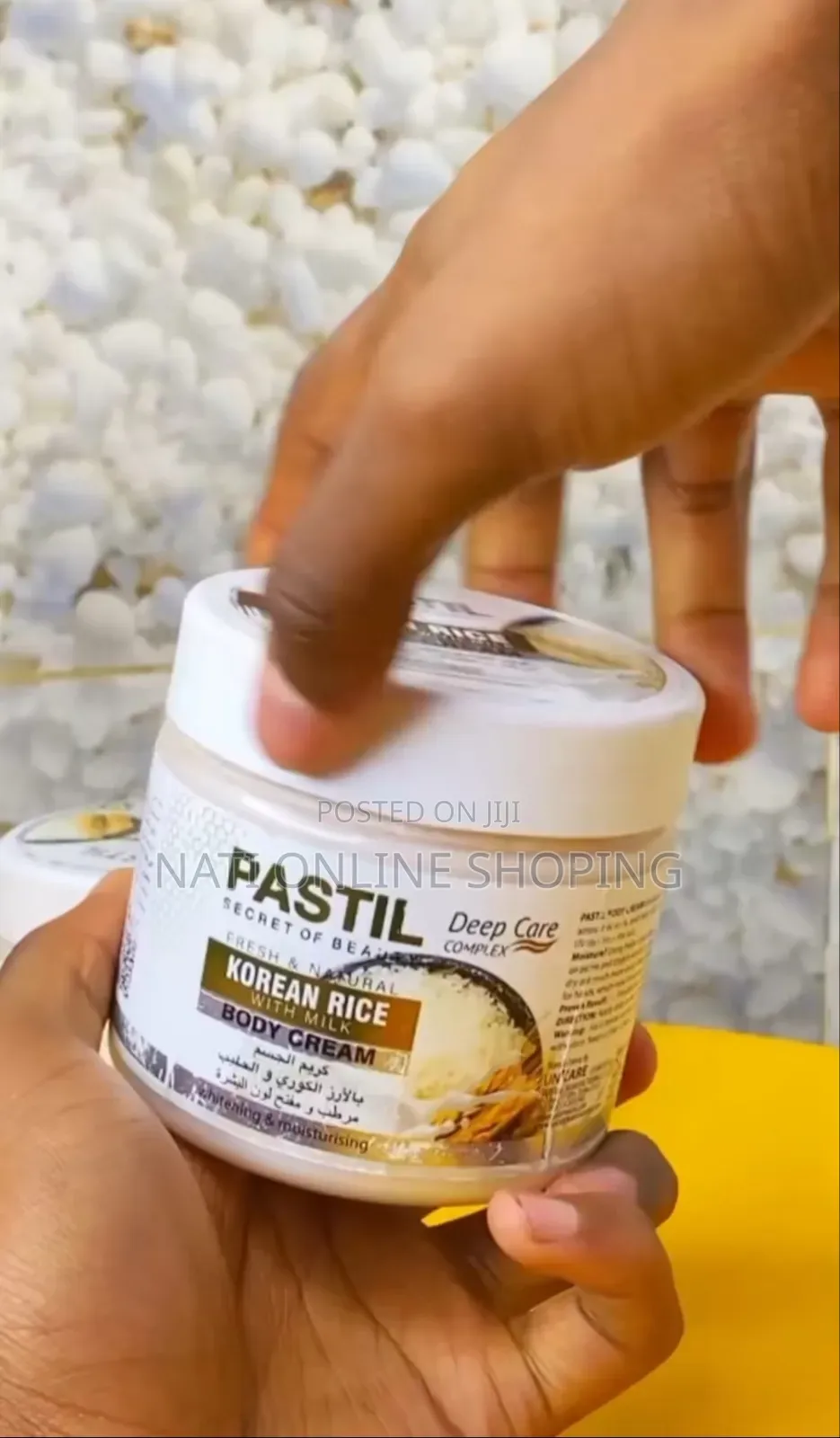 Pastil Korean Rice With Milk Body Cream