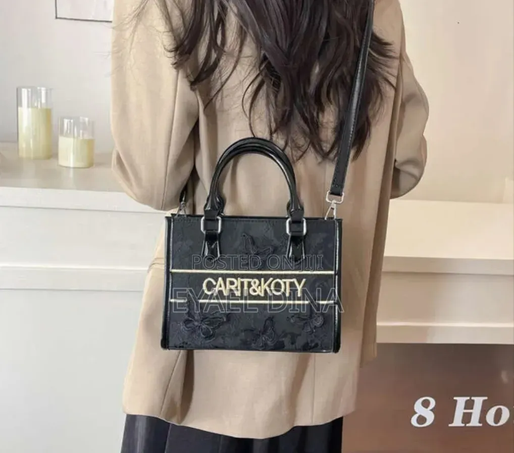 Brand New CARIT KOTY Black Butterfly Handbag Shoulder Bag