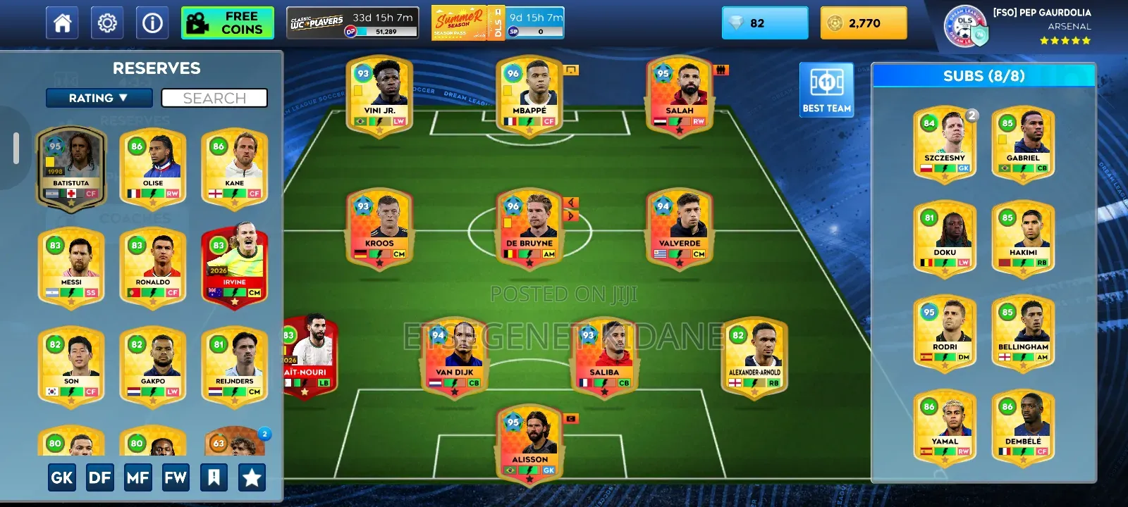 DLS Game Be 700 Birr Arif Akuwam Yalew Team New Megzat Mifelgu