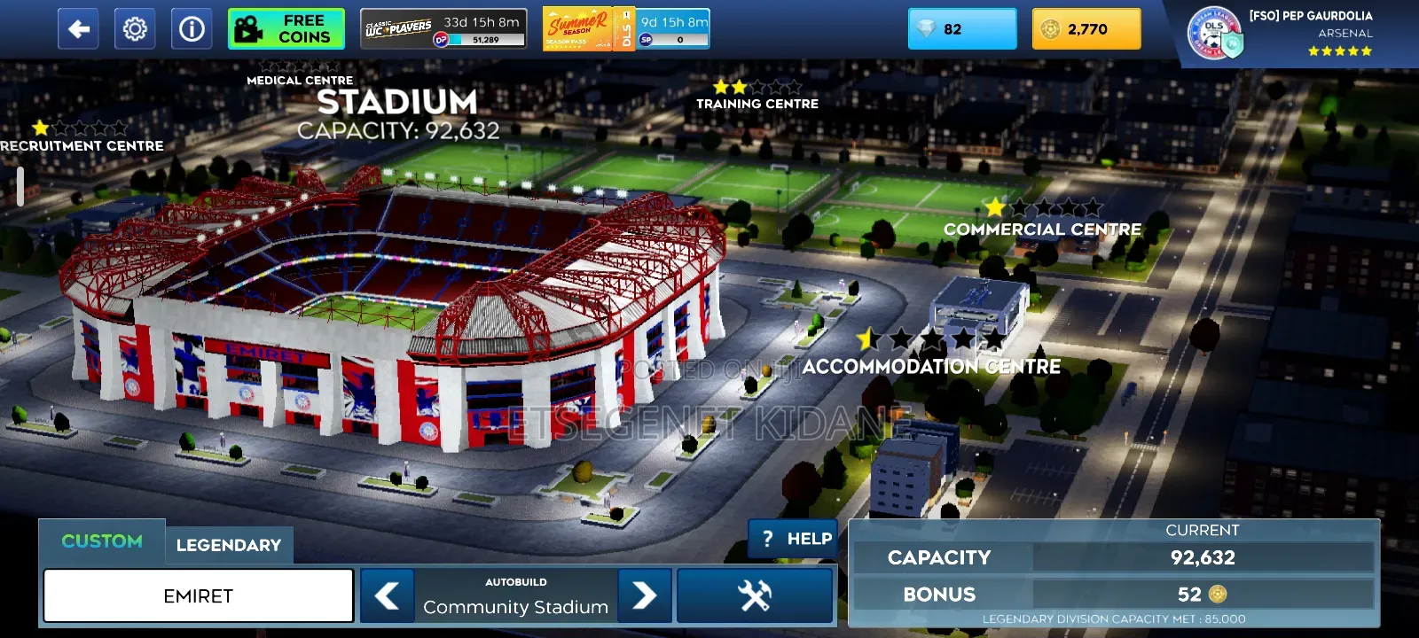 DLS Game Be 700 Birr Arif Akuwam Yalew Team New Megzat Mifelgu